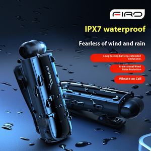 Walkie Talkie resistente al agua IPX7 2025 con una sola oreja para auriculares Bluetooth reducción de ruido Clip de cuello <span class=keywords><strong>Firo</strong></span> de larga duración - Product Image 5