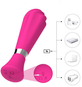 Eiscreme-förmiger Vibrator USB-Aufladbar Wasserdicht G-Punkt und Klitoris-Stimulation Handgehaltenes Erwachsenen-Sexspielzeug für Frauen - Product Image 4