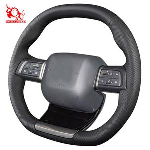 Accessoires de voiture 2024 Housse de volant en similicuir véritable personnalisée pour <span class=keywords><strong>Citroën</strong></span> C4 X 2023 2021 <span class=keywords><strong>C5</strong></span> X <span class=keywords><strong>2022</strong></span> - Product Image 2