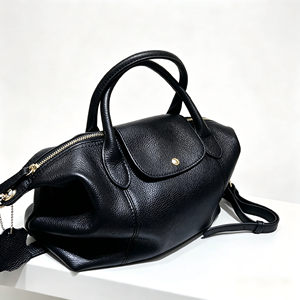 Bolso de Mano de Cuero Genuino Premium, Impermeable, para Mujer, Estilo Minimalista de Alta Gama, Casual, Gran Capacidad, Cierre Abierto, para Verano - Product Image 3