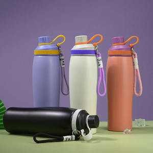 Nouvelle Bouteille de Sport Extérieure Topnovo 2025 avec Poignée et Corde, Grande Capacité, pour Voyage, Bouteille à Boire Directement - Product Image 4