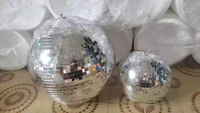 Boule disco décorative réfléchissante en verre, à suspendre, pour bar, club, KTV, boule miroir, boule de Noël, ornement suspendu