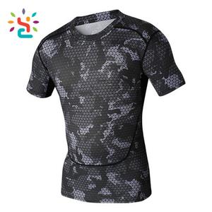 Los más vendidos <span class=keywords><strong>Camisetas</strong></span> para <span class=keywords><strong>hombre</strong></span> Deporte Camiseta comprimida personalizada Varios estilos Mostrar los músculos Fitness Camiseta deportiva - Product Image 5