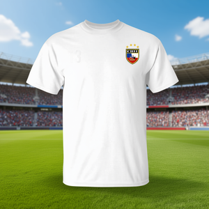 Camiseta de Fútbol Número 13 de Chile con la Bandera Chilena - Product Image 3