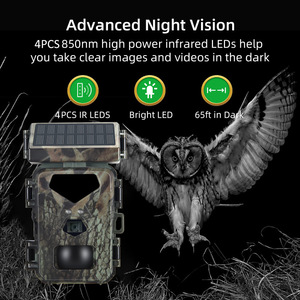 Mini700 Trail <b>Camera</b> 1080P Solar Powered IP65 Waterproof <b>Night</b> <b>Vision</b> Hunting Outdoor Surveillance Cam - Product Image 4