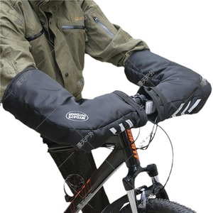 Outdoor Cycling <b>Warm</b> <b>Gloves</b> Winter Bicycle <b>Gloves</b> Electric Bike <b>Gloves</b> Black Polyester Unisex Full Finger - Product Image 5