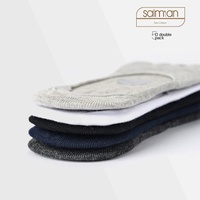 Chaussettes à cinq doigts pour hommes, coupe basse, antidérapantes, fines, en coton et polyamide, invisibles, pour le printemps et l'automne