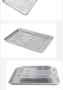 Bakery Metal Professional Airflow <strong>Cooling</strong> Baking Tray <strong>Rack</strong> for Bread Pizza Cookie - Product Image 6