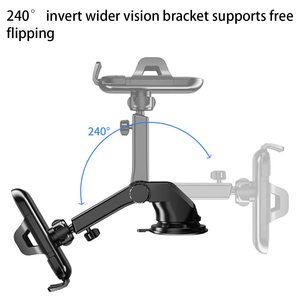 ที่วางโทรศัพท์ใน<span class=keywords><strong>รถ</strong></span>ยนต์แท่นวางโทรศัพท์คาร์บอนไฟเบอร์สำหรับช่องระบายอากาศและแดชบอร์ดแฮนด์ฟรีที่ดูดแขนยาวและคลิประบาย - Product Image 3