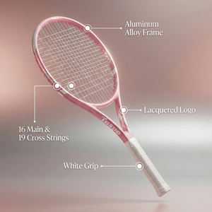 Raquette de tennis de plage en fibre de carbone professionnelle et légère avec logo personnalisé Taspo, housse de raquette de tennis, raquette de tennis 97 - Product Image 2