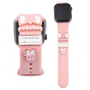 Fabrika toptan Metal saat kayışı Charms için saat kayışı 38/40/42/44mm akıllı saat Charms için IWatch 6 Se kayış - Product Image 2