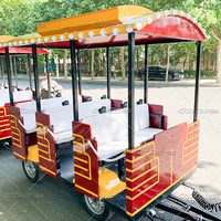 Chariot ouvert personnalisable quantité de train électrique sans rail pour centre commercial pour enfants