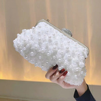 Nouveau Sac Tendance 2025 Sacs de Soirée Banquet Perlé Sacs de Dîner Mode Luxe Sac à Main Perlé pour Femmes Pochettes