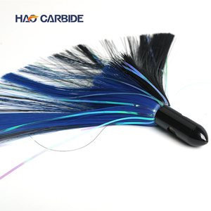 Leurre de pêche à la traîne Bullet Head Ilander avec jupes en nylon pour la pêche au gros gibier et aux poulpes - Product Image 2