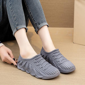 Chaussures imperméables pour hommes et femmes Couples Pompes d'été Bottes de <span class=keywords><strong>pluie</strong></span> Toutes les saisons Printemps et automne Mode basse antidérapante - Product Image 4