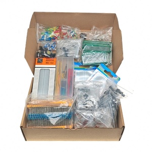 Kit de Componentes Electrónicos Mega de 2110 Piezas, Incluye Surtido + Condensadores + Resistencias + LED + Transistores + Conectores DC + PCB + Amplificador Operacional - Product Image 1