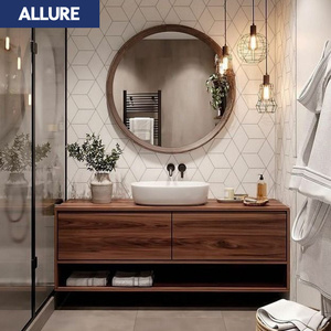 Allure Particle Board Storage Mount Hung Lacquer Durable Contemporary Lacquer Modern Living Room Cabinet Bathroom Vanities