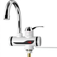 Chauffe-eau mural électrique pour cuisine, robinet d'eau chaude instantanée, chauffage à froid, rotation à 360 degrés, conception sans réservoir, 3000W