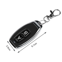 Control Remoto Duplicador de Código Variable/Fijo/Aprendizaje/Duplicado de 2 Teclas 315/433MHz para Puerta de Garaje