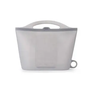 Bolsas de silicona para esterilizador de vapor para microondas, bolsas de silicona reutilizables para viajes, para biberones, extractor de leche