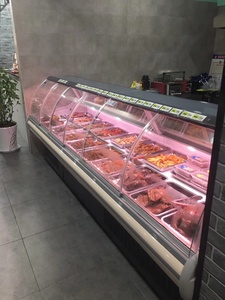 Vetrina Refrigerata Commerciale per Carne Fresca, Espositore con Raffreddamento ad Aria per Supermercati e Macellerie - Product Image 2
