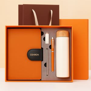 Regalo de Agradecimiento para Clientes de Lujo - Set Corporativo con Botella de Vacío, Cuaderno de PU y Bolígrafo Metálico - Product Image 1