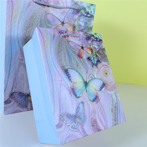 <span class=keywords><strong>Dragonfly</strong></span> Bướm hoa giấy Kinh doanh Quà Tặng mua sắm túi với xử lý - Product Image 2