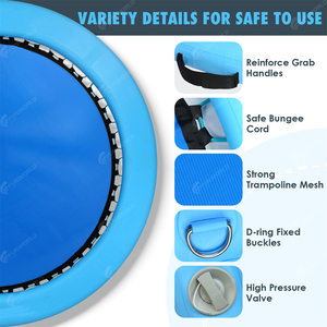 Gran oferta de fábrica, Isla inflable con portavasos, almohadilla solar, flotador de piscina, hamaca de agua inflable para fiesta de adultos - Product Image 2