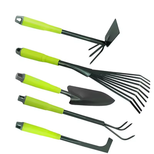 Ensemble d'outils de jardinage manuels professionnels en acier au carbone SK5 avec poignées ergonomiques pour la plantation - Product Image 3