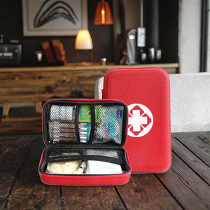 <span class=keywords><strong>Borsa</strong></span> Medica d'Emergenza Portatile Rossa per Esterni, Valigetta Rigida in EVA per <span class=keywords><strong>Infermieri</strong></span>, Resistente all'Acqua, Alla Moda - Product Image 1