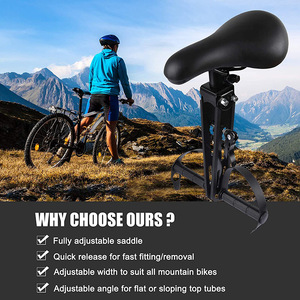 Asiento de Bicicleta de Montaña para Niños y Asiento Delantero Infantil Extraíble, Diseño Simple, Función de Ventilación, Accesorios para Bicicleta - Product Image 4