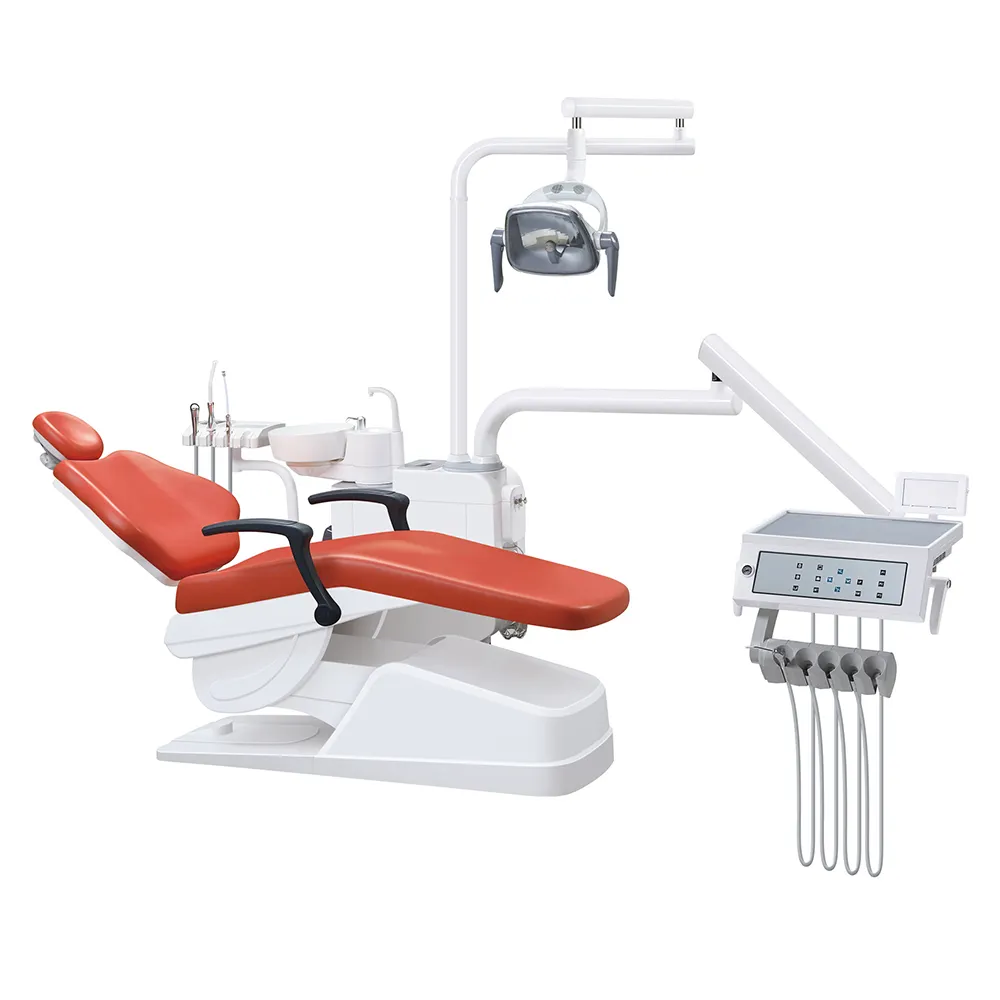 Kursi Dental elektrik, peralatan kursi Dental terintegrasi YFDC-A003, pabrik mebel gigi