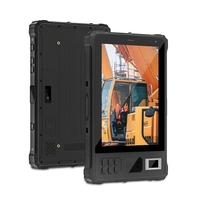 Tablette robuste Android 8 pouces 8 Go + 128 Go Lecteur de codes-barres Tablette PC industrielle extérieure étanche IP68