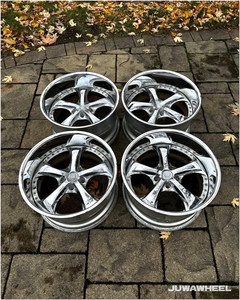 Jantes en alliage forgées 2 pièces 18x8.5J 5x112 5x120 pour BMW F30 M2 M3 E46 <span class=keywords><strong>Audi</strong></span> RS4 RS6 19 20 21 22 pouces, finition chrome concave - Product Image 4