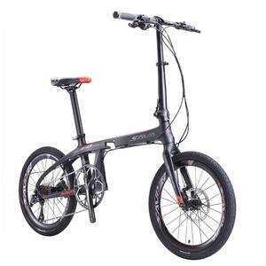 <span class=keywords><strong>SAVA</strong></span> Factory Wholesale Bicicleta plegable de fibra de carbono de 20 velocidades y 20 pulgadas con <span class=keywords><strong>marco</strong></span> plegable oculto de carbono T800 - Product Image 1