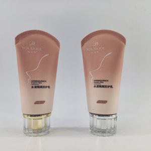 Customized Pink 30ml 50ml 100ml 200ml Pe PCR <b>Plastic</b> Empty Squeeze Hand Cream Soft <b>Tube</b> Cosmetic Packaging Lotion <b>Tubes</b> With Cap - Product Image 1