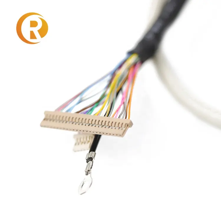 high-quality Wire Harness and Cable Assembly lvds cable with 30pin jae connector Cable Assembly