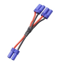Adaptor seri EC5 2 dalam 1 14AWG 100mm