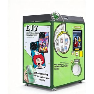 Distributeur automatique de coques de téléphone, kiosque DIY, impression UV, écran tactile, pour centre commercial, imprimante personnalisée en libre-service - Product Image 1