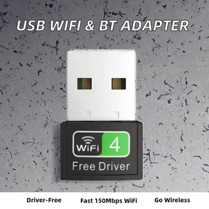 อะแดปเตอร์ไวไฟแบบ USB ภายนอก Mini 150Mbps Realtek RTL8723DU 2-in-1 สำหรับรับสัญญาณ 4.2  ดองเกิล Wi-Fi สำหรับแล็ปท็อป พีซี มีสินค้าในสต็อก - Product Image 2