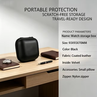 Étui de voyage pour montre, boîte de rangement pour une seule montre, étui portable pour montre-bracelet pour hommes, femmes, montres de couple