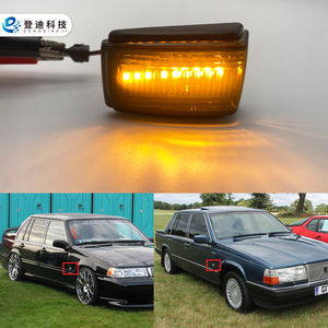 Luces Laterales de Guardabarros para Volvo PZ656, Intermitentes Halógenos para C70 S40 V40 S70 V70 S90 V90, Repuesto para Reparación - Product Image 3
