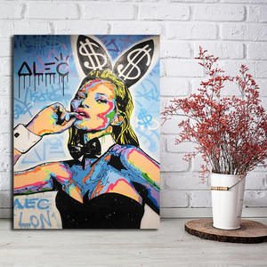 Pop Art Banksy Photos Art Prints <span class=keywords><strong>Graffiti</strong></span> <span class=keywords><strong>Toile</strong></span> - Product Image 2