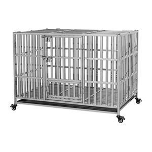 <span class=keywords><strong>Jaula</strong></span> plegable duradera de acero inoxidable <span class=keywords><strong>para</strong></span> perros, <span class=keywords><strong>jaula</strong></span> grande <span class=keywords><strong>para</strong></span> <span class=keywords><strong>labrador</strong></span>, producto de metal <span class=keywords><strong>para</strong></span> mascotas a la venta - Product Image 5