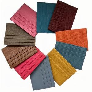 กระเป๋าใส่บัตรเครดิตหนังสำหรับผู้ชายผู้หญิงกระเป๋าใส่บัตรประจำตัวออกแบบโลโก้ได้ตามต้องการ - Product Image 1