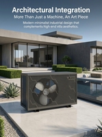 Bomba de Calor para Piscina R32 de 7KW, 10KW, 13KW, 17KW, 21KW, 28KW, 35KW, Full Inverter, Alto COP, con Función WiFi, para Calefacción y Refrigeración