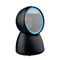Lector de Códigos de Barras Automático DP8283S con Ventana Grande, Interfaz USB, Escáner de Códigos de Barras 1D/2D de Escritorio, Sistema Operativo Universal, para Supermercados