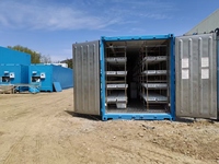 Sistema de Forraje Hidropónico Solar Automático HZ-1500H con Capacidad de 1500 kg/día