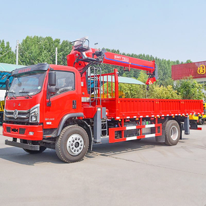 4WD ô tô cần cẩu bùng nổ 3 tấn 5 tấn 8ton 10ton thủy lực xe tải di động cần cẩu với tời điện thủy lực bùng nổ - Product Image 3