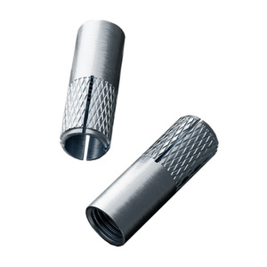 Cheville d'expansion interne M12 en acier au carbone Q195 zingué, norme GBT 22795, finition argent brillant non revêtue, résistance à la cisaillement 5000 lb - Product Image 4